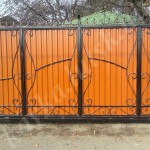 Ворота металеві виїздні (під замовлення)